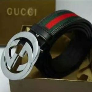 Mens Gucci Red/Green Gucci Belt *USED*